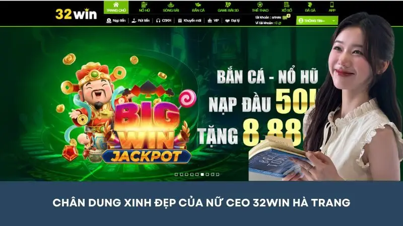 Chân dung xinh đẹp của nữ tác giả 32win Hà Trang