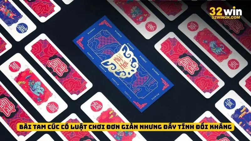 Bài tam cúc có luật chơi đơn giản nhưng đầy tính đối kháng