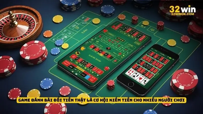 Game đánh bài đổi tiền thật là cơ hội kiếm tiền cho nhiều người chơi