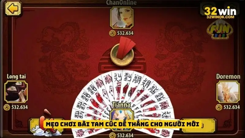 Mẹo chơi bài tam cúc dễ thắng cho người mới