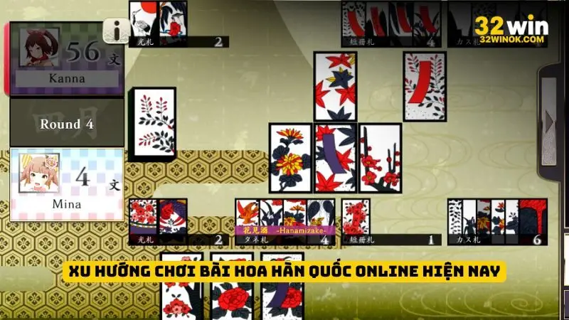 Xu hướng chơi bài hoa Hàn Quốc online hiện nay